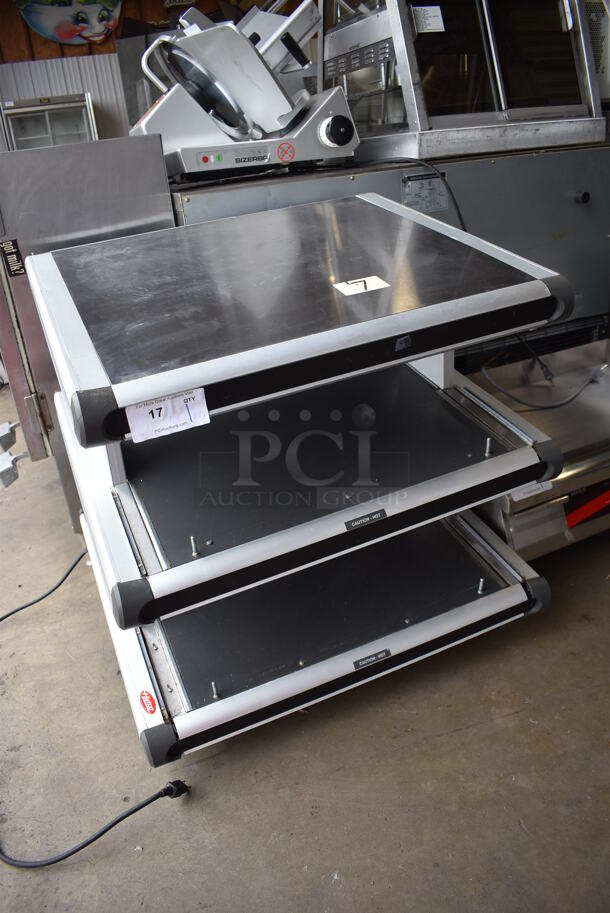 Hatco Metal Commercial Countertop 2 Tier Warming Display Case Merchandiser. 115 Volts, 1 Phase. 31x28x32. Tested and Working! - Image 4 of 5