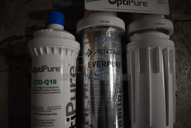 BRAND NEW IN BOX! Water Filtration System w/ Everpure 4SI Water Filter, OptiPure CTOS-QCS and OptiPure CTO-Q10 Water Filters - Image 4 of 5