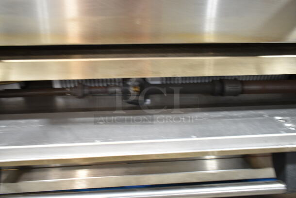2 Marsal and Sons SD1060 Stainless Steel Commercial Natural Gas Powered Single Deck Pizza Oven on Metal Legs w/ Cooking Stones. 2 Times Your Bid! - Image 6 of 10