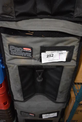 Rubbermaid Pro Serve Commercial Gray Insulated Top Load Beverage Holder Dispenser. 14x20x19