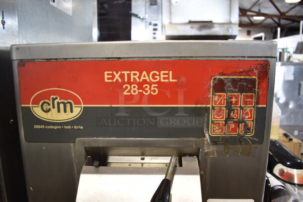 CRM EX28-35A Stainless Steel Commercial Floor Style Air Cooled Batch Freezer on commercial Casters. 220 Volts, 3 Phase. - Image 2 of 10