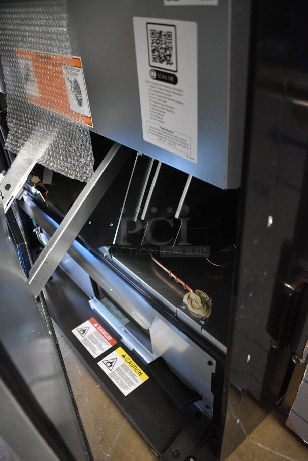BRAND NEW SCRATCH AND DENT! Vendo 821 V21 Trade Blue Refresh SVA Live Display Stack Vending Machine Cold Drink Vending Machine With 10 Drink Choices.  115 Volts, 1 Phase. Tested and Working! - Image 11 of 11