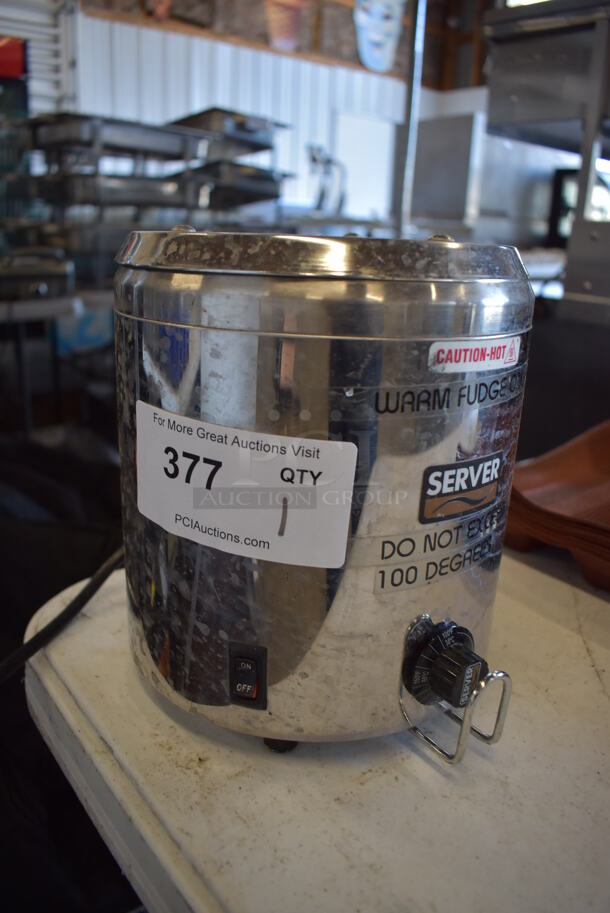 Server SBW Stainless Steel Commercial Countertop Food Warmer. 120 Volts, 1 Phase. 8x9.5x9. Tested and Working! - Image 2 of 7