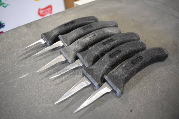 6 Sharpened Stainless Steel Poultry Knives. Includes 7.5". 6 Times Your Bid! - Image 3 of 4