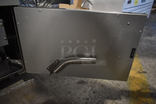 BRAND NEW SCRATCH AND DENT! 2022 Cooking Performance Group CPG 351FCPG30L Stainless Steel Commercial Countertop Propane Gas Powered Deep Fat Fryer w/ 2 Metal Fry Baskets. 53,000 BTU. - Image 6 of 7