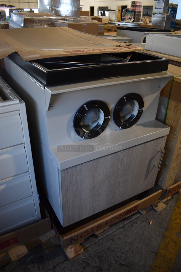 BRAND NEW! Royston 62091120-296 Metal Soda Station w/ 2 Cup Dispensers and 2 Doors. 24x36x32 - Image 5 of 7