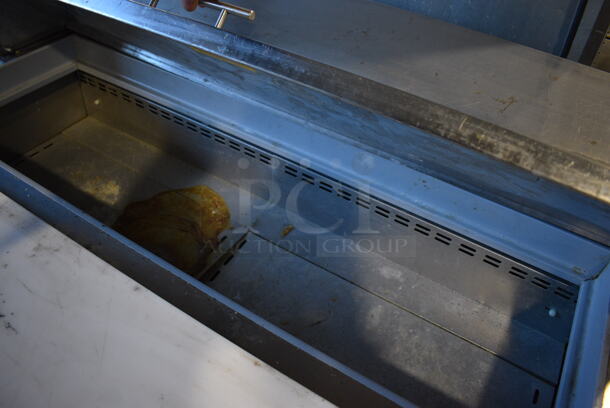 Fagor Model FST-48-12 Stainless Steel Commercial Sandwich Salad Prep Table Bain Marie Mega Top on Commercial Casters. 115 Volts, 1 Phase. 48x30x43. Tested and Working! - Image 5 of 8