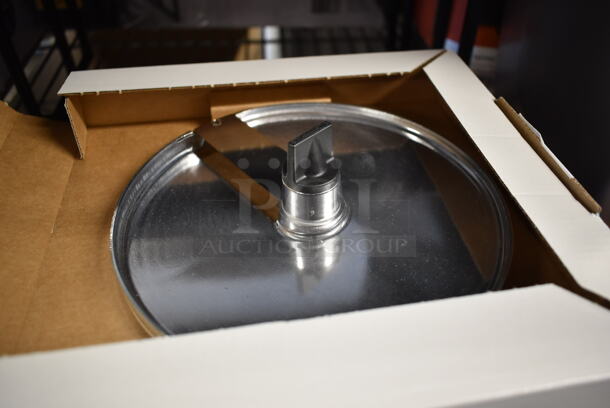 BRAND NEW SCRATCH AND DENT! Robot Coupe Continuous Feed Head for Food Processor, Slicer Blade, Grating Blade and Blade. - Image 7 of 7