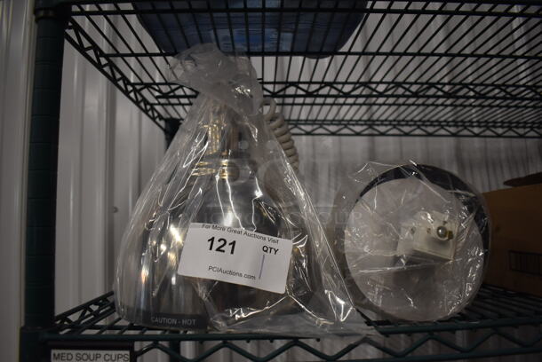 BRAND NEW! Hatco DL-725-RTPL Stainless Steel Warming Lamp. 120 Volts, 1 Phase. 10x10x40