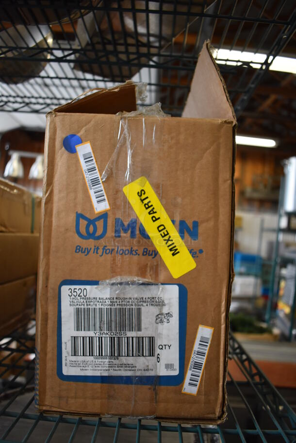 ALL ONE MONEY! Tier Lot of Various Items Including BRDUAL-V Dual Latex Foil Inflator, 5 Boxes of Brackets and 5 Moen Gauges - Image 8 of 11