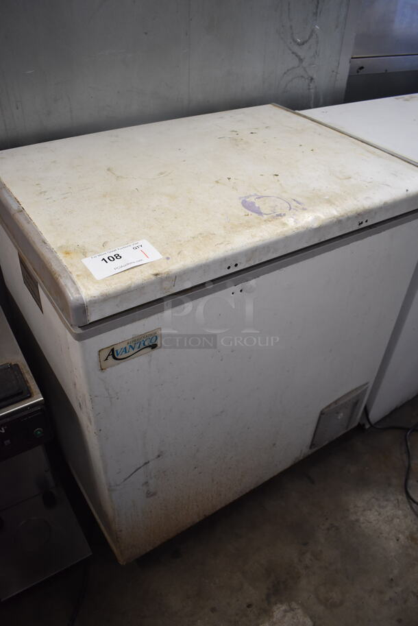 Avantco Chest Freezer on Commercial Casters. 115 Volts, 1 Phase. 32x24x35. Tested and Working! - Image 2 of 5