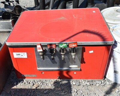 Cornelius 26-4324-220 Red Jockey Box w 4 Heads. 