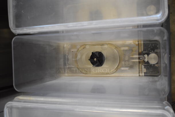 Crathco Stainless Steel Commercial Countertop 3 Hopper Refrigerated Beverage Machine. 120 Volts, 1 Phase. Tested and Powers On But Parts Do Not Move - Image 4 of 8