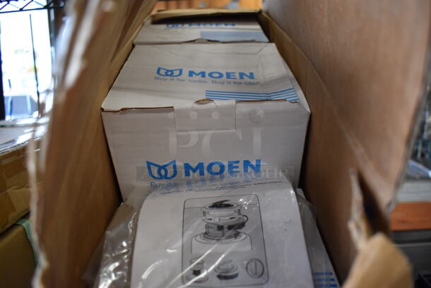 ALL ONE MONEY! Tier Lot of Various Items Including BRDUAL-V Dual Latex Foil Inflator, 5 Boxes of Brackets and 5 Moen Gauges - Image 10 of 11