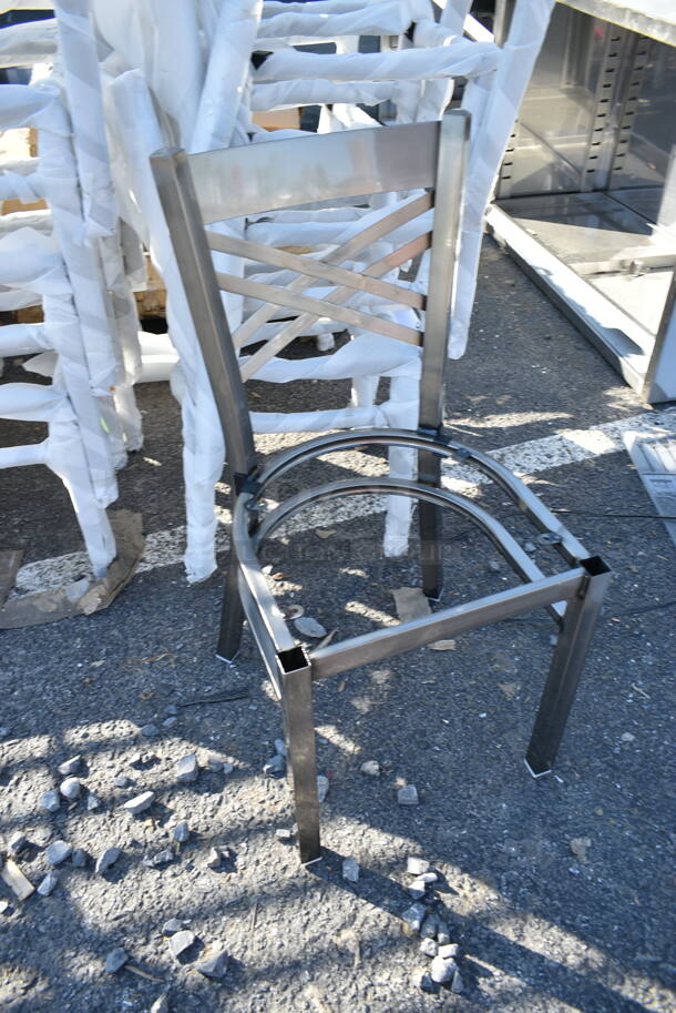 16 BRAND NEW SCRATCH AND DENT! Metal Dining Height Chair. 16 Times Your Bid! - Image 5 of 7