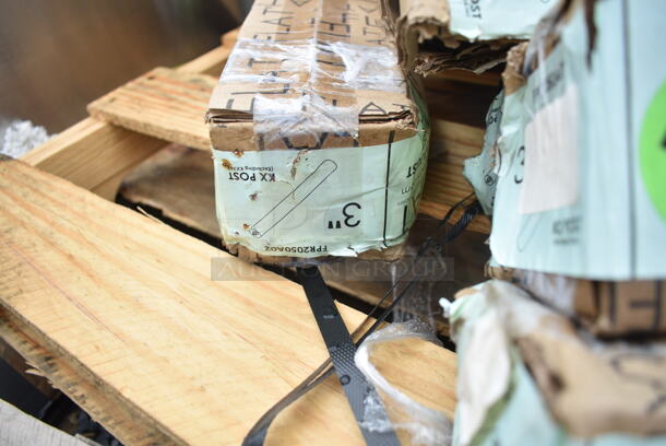 PALLET LOT of 7 BRAND New Boxes Including Flat FPR2050A02 Posts. 7 Times Your Bid! - Image 3 of 8