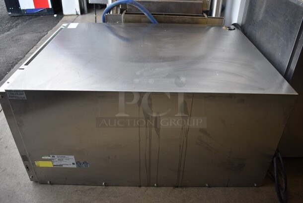 2013 Belshaw Adamatic Mono Model FG189T-UZ82 Stainless Steel Commercial Electric Powered Convection Oven w/ View Through Door. 208/220 Volts, 3 Phase. 33x46x21.  - Image 6 of 6