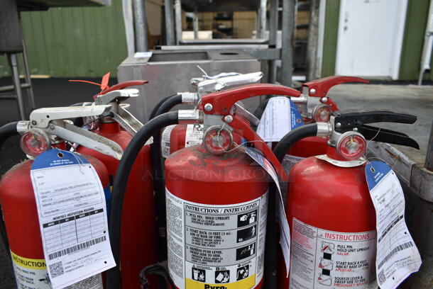 9 Various Fire Extinguishers Including Badger. Buyer Must Pick Up - We Will Not Ship This Item. 9 Times Your Bid! - Image 4 of 6