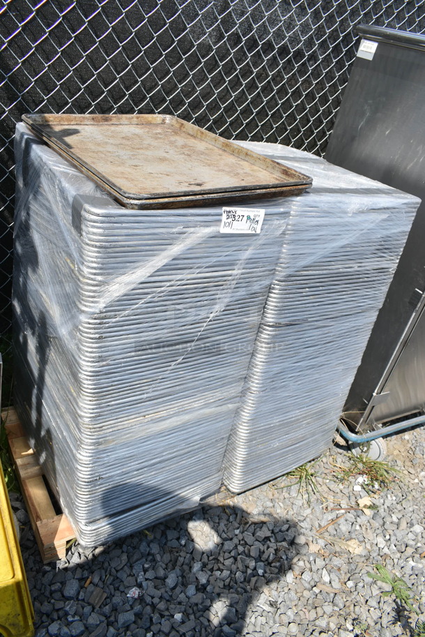 PALLET LOT of 200 Metal Full Size Baking Pans. 200 Times Your Bid! - Image 1 of 7