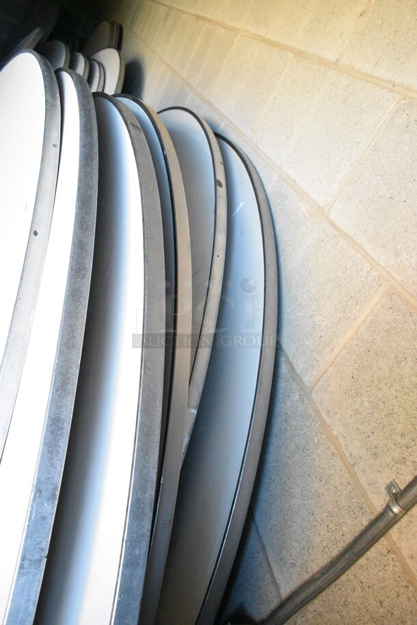 7 Round Folding Table. 72x72x30, 60x60x30. 7 Times Your Bid!  - Image 4 of 5