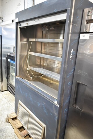 BRAND NEW SCRATCH AND DENT! RPI Industries SCAS48R Stainless Steel Commercial Open Grab N Go Merchandiser. 115/208-230 Volts, 1 Phase.
