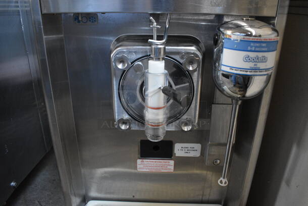 2015 Taylor Model 340D-27 Stainless Steel Commercial Countertop Single Flavor Frozen Beverage Machine w/ Drink Mixer Attachment. 208-230 Volts, 1 Phase. 18x32x33 - Image 3 of 8