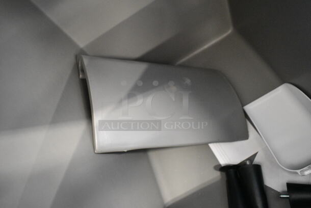 BRAND NEW SCRATCH AND DENT! 2024 Scotsman NS0422A-1B Prodigy Plus Series 22" Nugget Ice Machine - 420 lb. on 2024 Scotsman B322S Ice Storage Bin 370 lb. Stainless Steel Exterior. 115 Volts, 1 Phase.  - Image 7 of 11