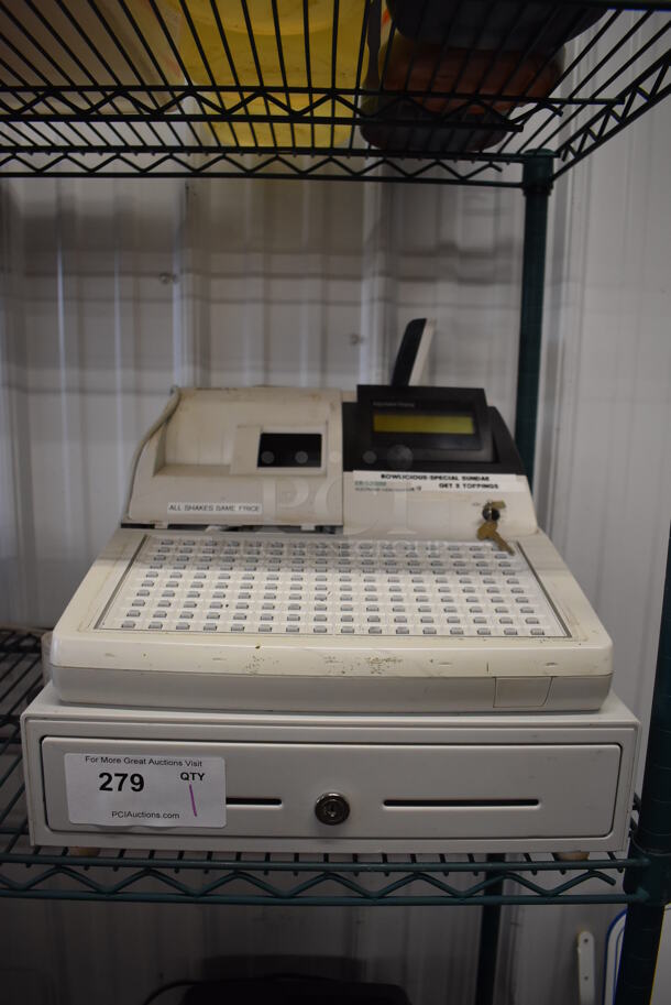 Sam4S ER-5200M Countertop Electronic Cash Register. 16x18x15 - Image 1 of 5