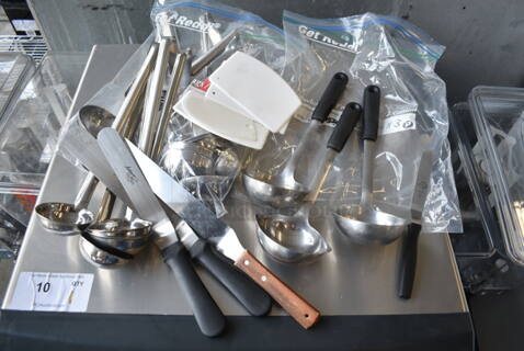 ALL ONE MONEY! Lot of Various Utensils Including Ladles