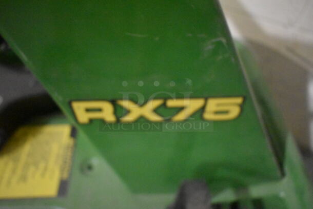 John Deere RX75 Green Metal Riding Lawn Mower. For Parts. BUYER MUST REMOVE. - Image 7 of 7