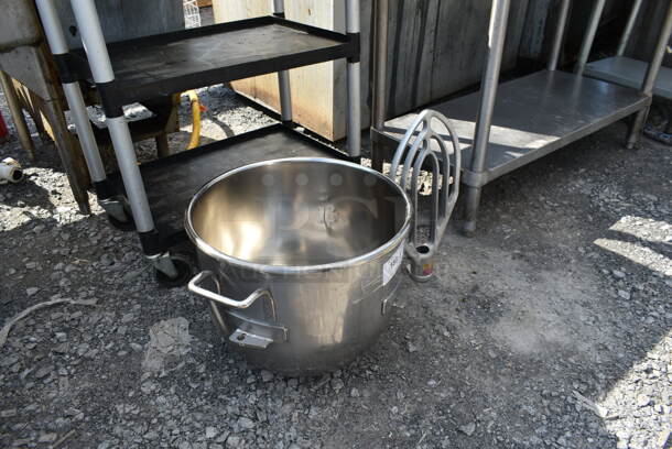 ALL ONE MONEY! Hobart VMLH-40 Stainless Steel 40 Quart Mixing Bowl and 40D 40 Quart Paddle Attachment. - Image 2 of 9