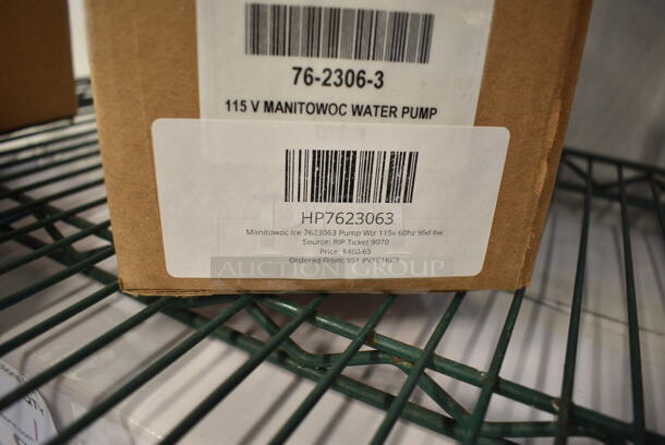 2 BRAND NEW SCRATCH AND DENT! Items; HP8252709 Manitowoc Ice 8252709 Water Pump 230-50/60 and HP7623063 Manitowoc Ice 7623063 Pump Wtr 115v 60hz 96d 6w. 2 Times Your Bid! - Image 4 of 4