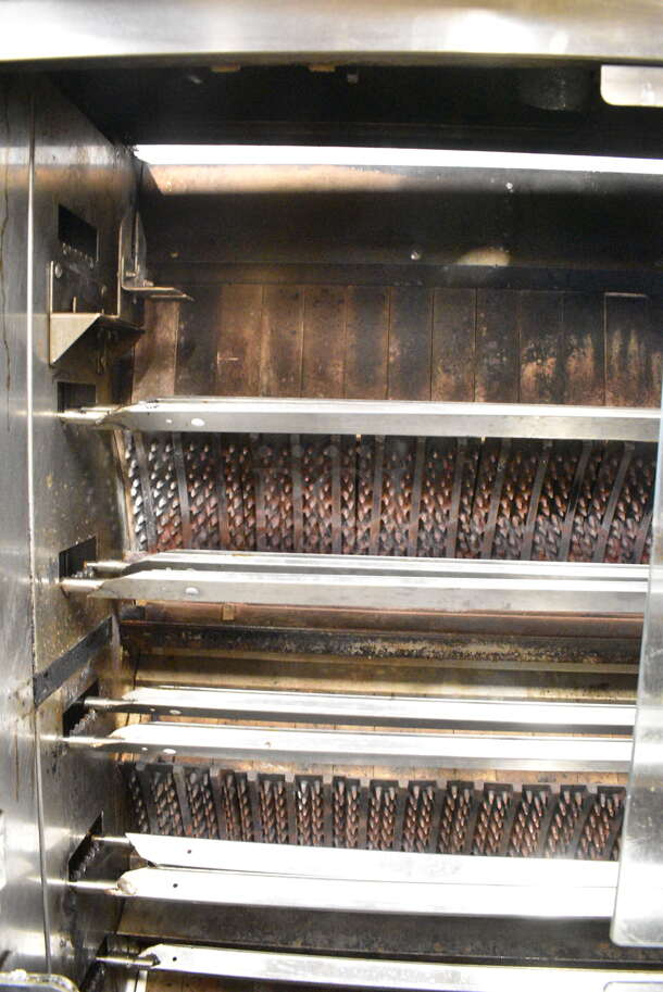 Rotisol 1350.8 Stainless Steel Commercial Floor Style Natural Gas Powered Rotisserie Oven on Commercial Casters. - Image 6 of 11