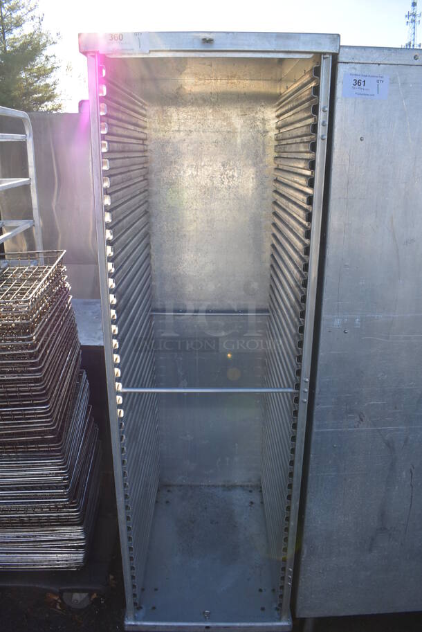 Metal Commercial Pan Transport Rack on Commercial Casters. 20x28x70 - Image 1 of 5