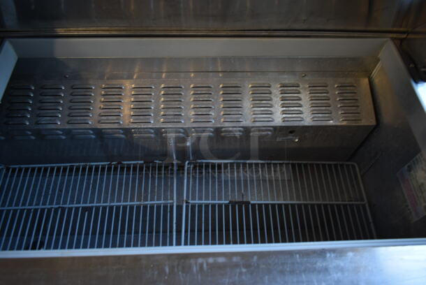 Continental SW72-20M Stainless Steel Commercial Sandwich Salad Prep Table Bain Marie Mega Top on Commercial Casters. 115 Volts, 1 Phase. Tested and Powers On But Does Not Get Cold - Image 5 of 10