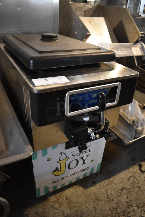 Icetro SSI 1511G Stainless Steel Commercial Countertop Air Cooled Single Flavor Soft Serve Ice Cream Machine. 230 Volts. 15.5x28.5x30 - Image 3 of 8