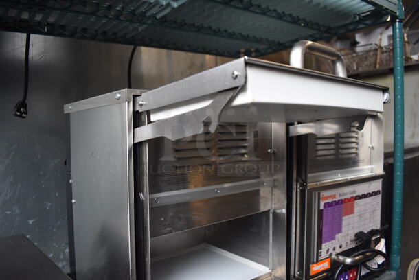 2022 Menumaster OC24HBK Commercial Stainless Steel Electric Countertop Microwave. 208/240V.  - Image 6 of 11