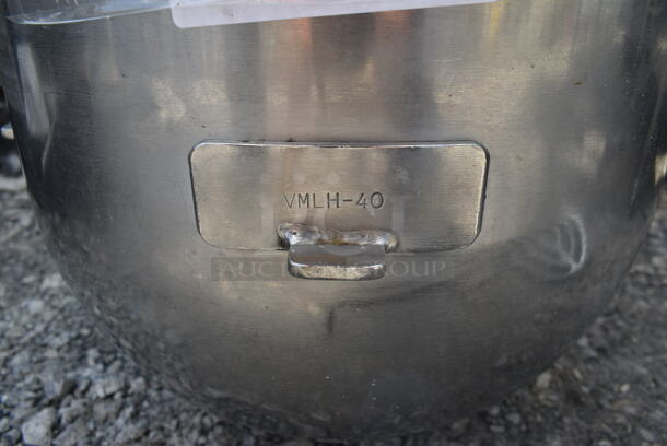 ALL ONE MONEY! Hobart VMLH-40 Stainless Steel 40 Quart Mixing Bowl and 40D 40 Quart Paddle Attachment. - Image 8 of 9