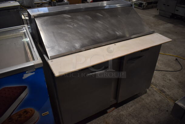 Traulsen UPT4818-LB Stainless Steel Commercial Sandwich Salad Prep Table Bain Marie Mega Top on Commercial Casters. 115 Volts, 1 Phase. 48x34x44. Tested and Working! - Image 8 of 8
