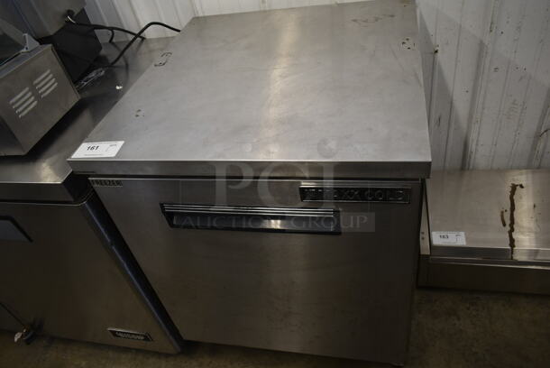 Maxx Cold MXCF27UA Stainless Steel Commercial Single Door Undercounter Freezer. 115 Volts, 1 Phase. Tested and Powers On But Does Not Get Cold