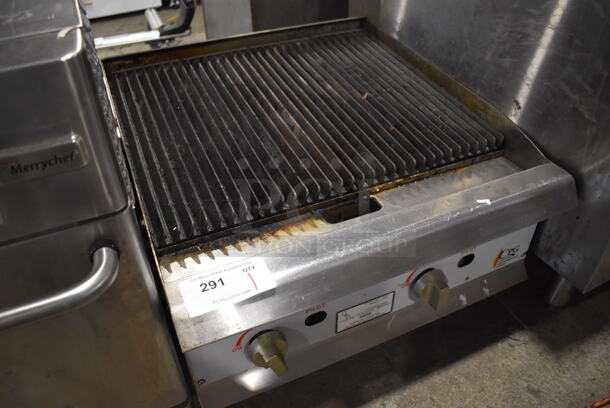 CPG Stainless Steel Commercial Countertop Natural Gas Powered Charbroiler Grill. 24x30x17 - Image 3 of 7