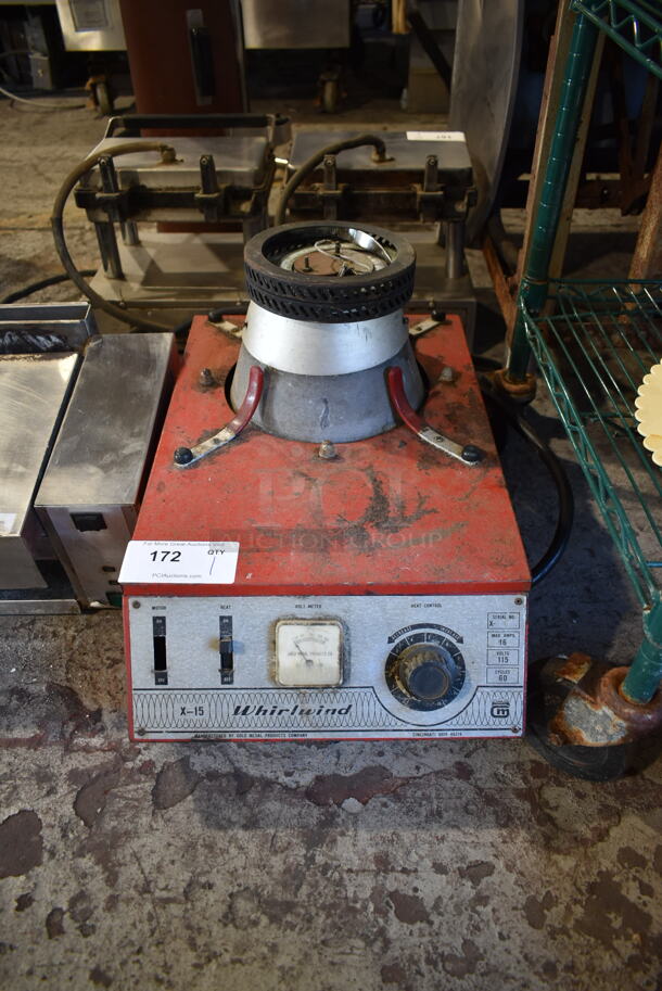 Whirlwind X-15 Metal Commercial Countertop Cotton Candy Machine. 115 Volts, 1 Phase. Tested and Does Not Power On - Image 1 of 4