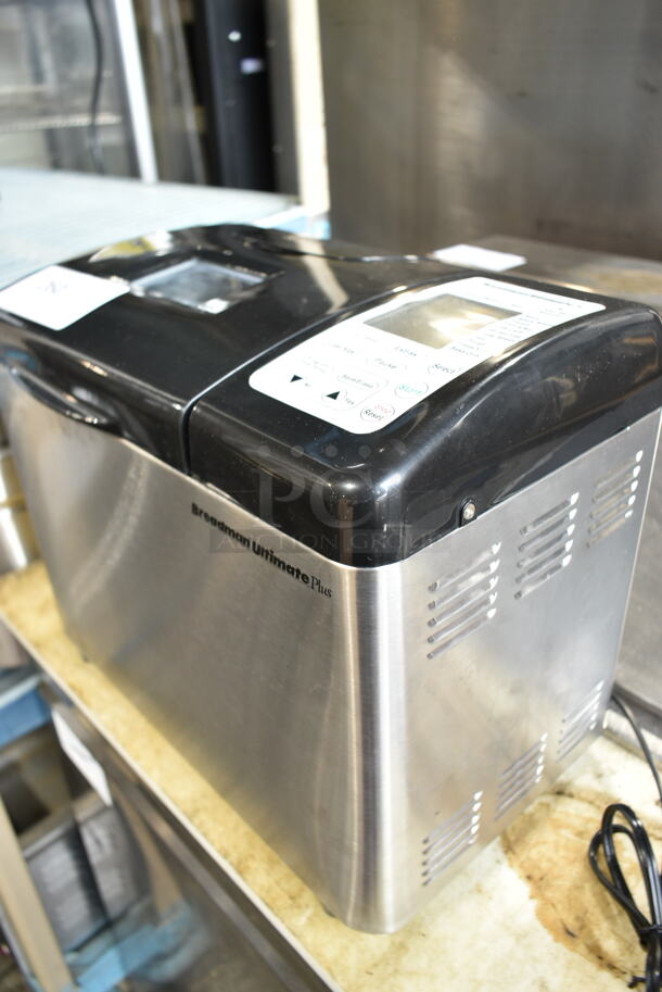 Breadman Ultimate TR2500BC Stainless Steel Countertop Automatic Bread Maker. 120 Volts, 1 Phase.   - Image 2 of 6