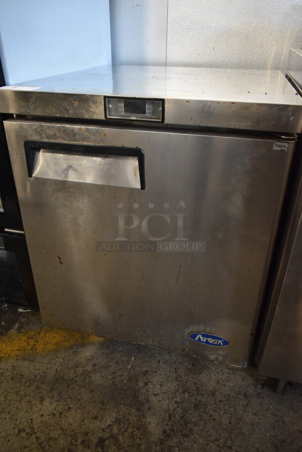 2017 Atosa MGF8405GR Stainless Steel Commercial Single Door Undercounter Freezer. 115 Volts, 1 Phase. Tested and Powers On But Does Not Get Cold - Image 3 of 5