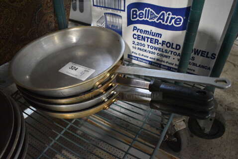 4 Metal Skillets. 22x12x2. 4 Times Your Bid!