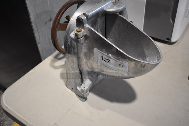 Metal Commercial Pelican Head w/ Slicing Blade. - Image 3 of 4