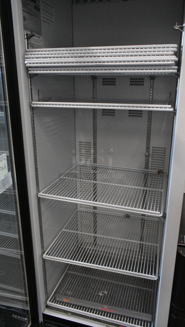 2019 Habco SE18 Metal Commercial Single Door Reach In Cooler Merchandiser w/ Poly Coated Racks. 115 Volts, 1 Phase. Tested and Working! - Image 2 of 3