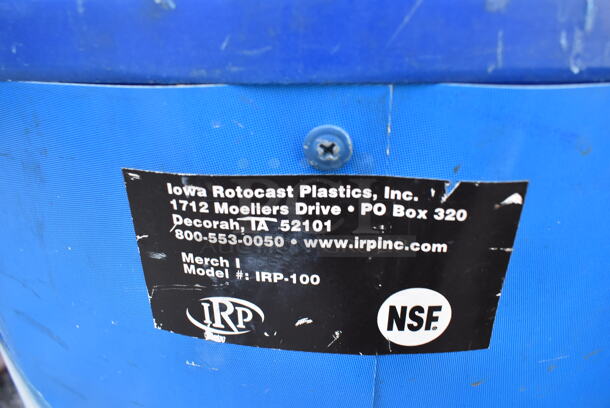 Iowa Rotocast IRP-100 Poly Ice Bin on Commercial Casters. 21.5x21.5x32 - Image 4 of 5