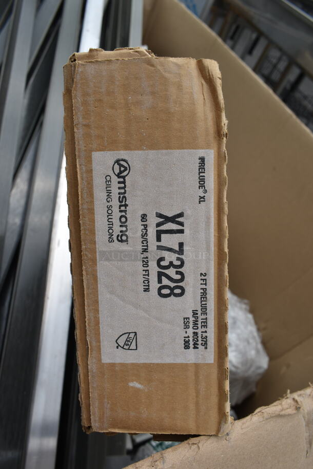 ALL ONE MONEY! Lot of BRAND NEW! Cambro Gray Poly Supports for Shelving and Track for Drop Ceiling - Image 5 of 7