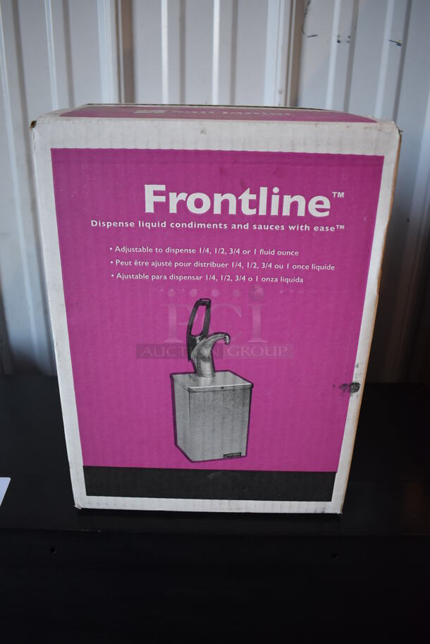 3 BRAND NEW IN BOX! San Jamar Frontline Condiment Dispensers. 7x9x20. 3 Times Your Bid! - Image 3 of 8